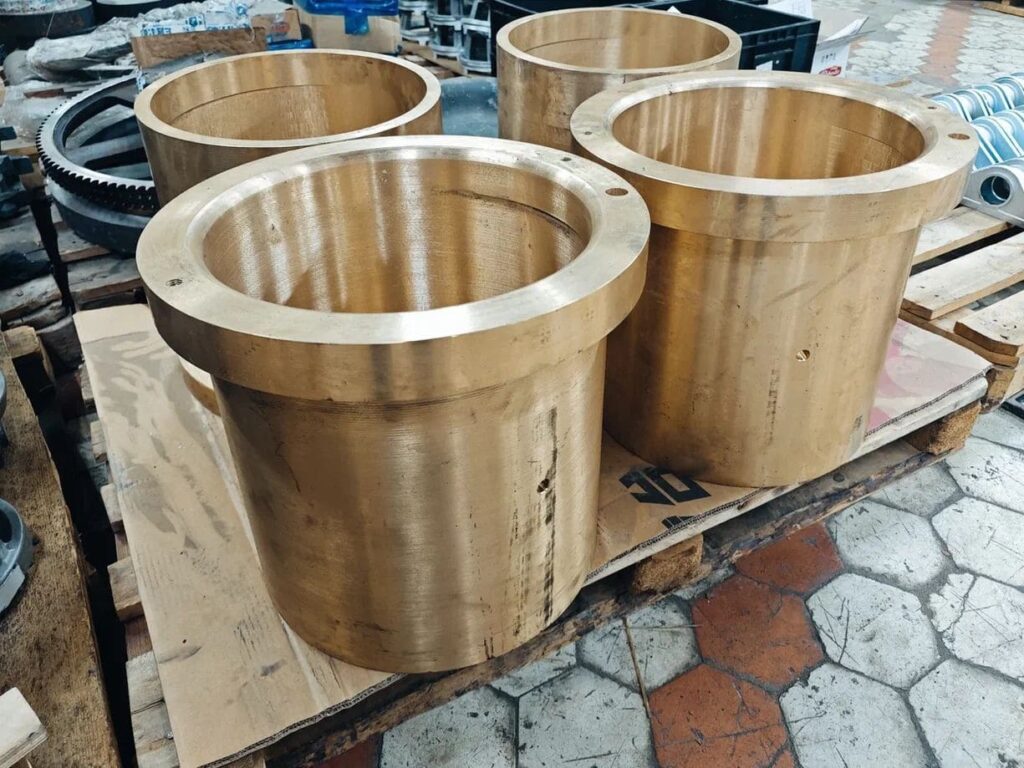 Бронзовые втулки с фланцем